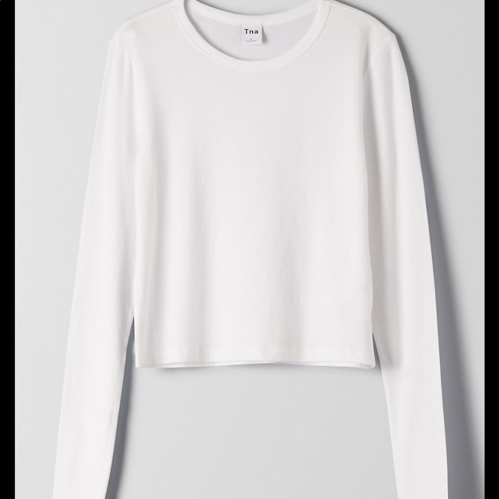 Aritzia TNA Harbour Top- White- Size XS